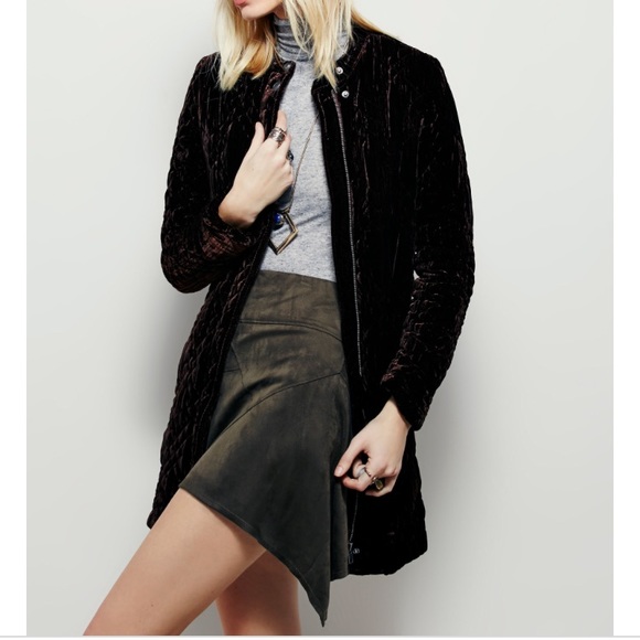 Free People Vegan Suede Patchwork Mini Skirt - Picture 3 of 5